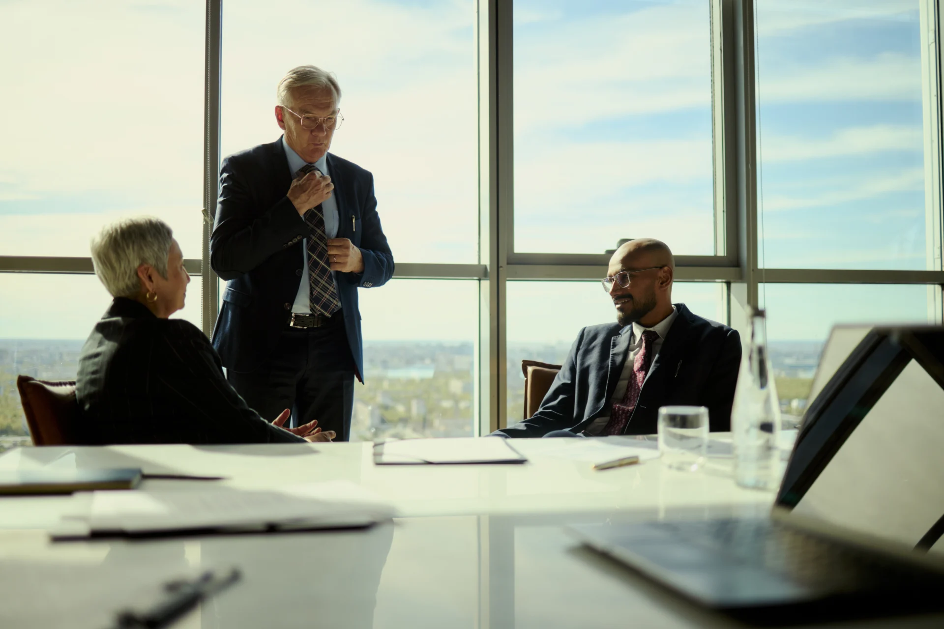College and training-provider leaders planning their hiring in a meeting
